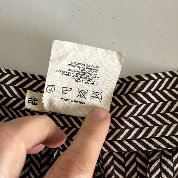 VINTAGE Giorgio Armani Silk Blend Breezy Sheer Lightweight Pants Made in Italy - Picture 10 of 10